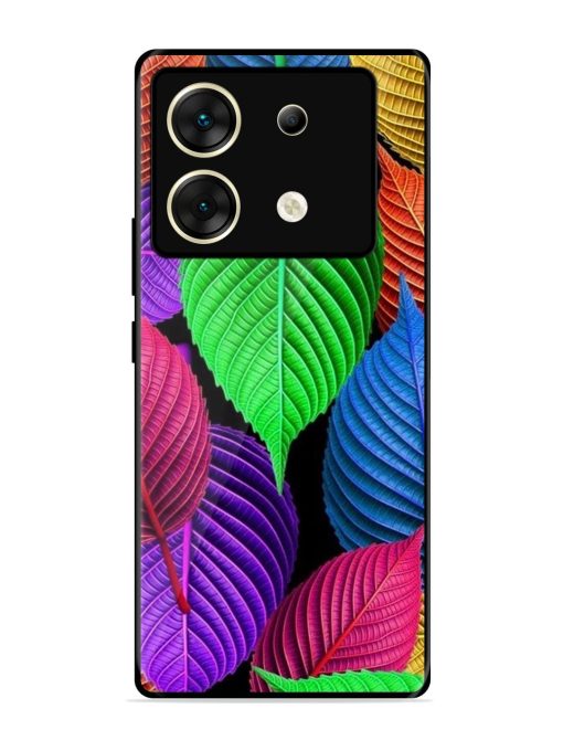 Rainbow Leaf Symphony Glossy Soft Edge Case for Infinix Zero 30 (5G) Chachhi