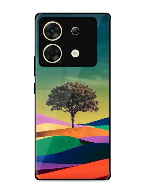 Rainbow'S Lone Sentinel Glossy Soft Edge Case for Infinix Zero 30 (5G) Chachhi