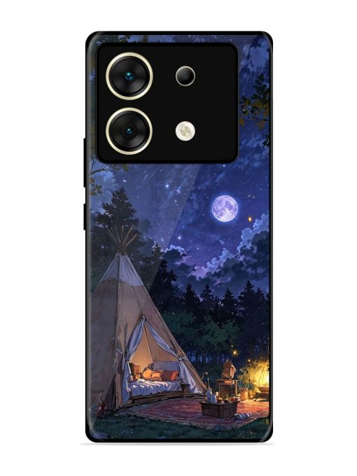 Moonlight Camping Glossy Soft Edge Case for Infinix Zero 30 (5G) Chachhi