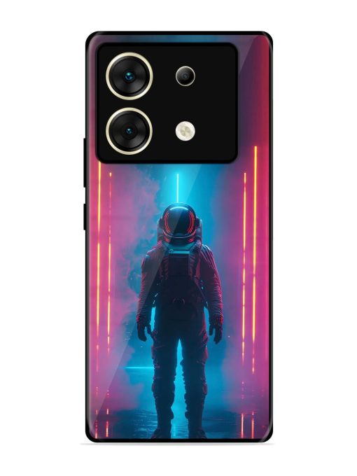 Neon Astronaut Glossy Soft Edge Case for Infinix Zero 30 (5G) Chachhi