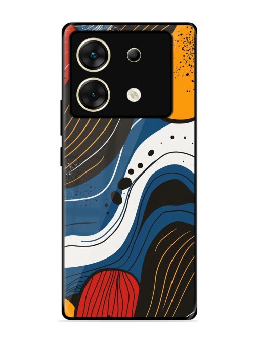 Abstract Expression Glossy Soft Edge Case for Infinix Zero 30 (5G) Chachhi