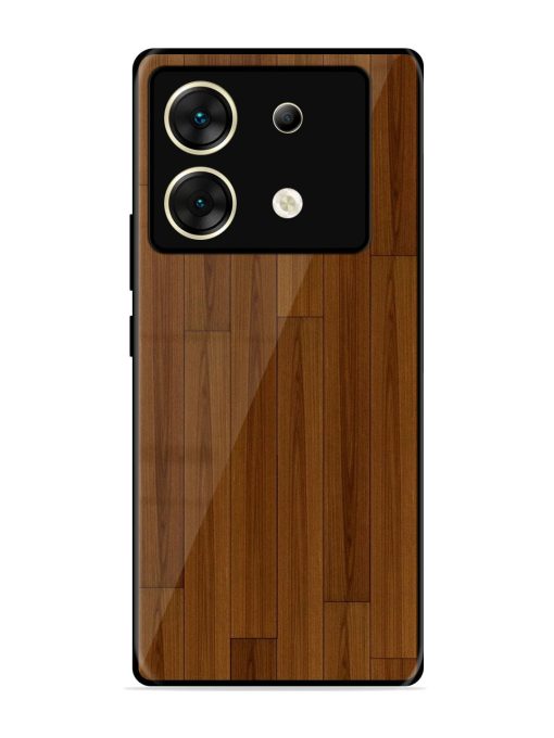 Warm Woodgrain Glossy Soft Edge Case for Infinix Zero 30 (5G) Chachhi