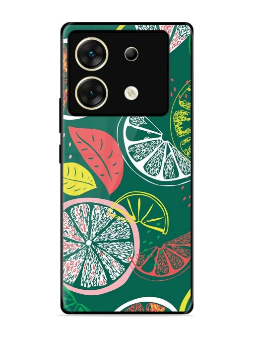 Citrus Symphony Glossy Soft Edge Case for Infinix Zero 30 (5G) Chachhi