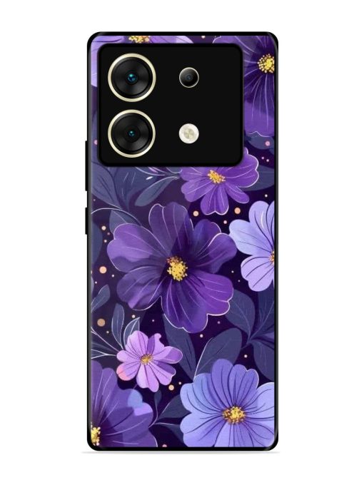 Purple Paradise Glossy Soft Edge Case for Infinix Zero 30 (5G) Chachhi