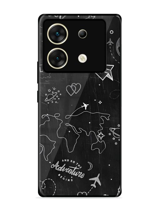 Wanderlust Sketchbook Glossy Soft Edge Case for Infinix Zero 30 (5G) Chachhi