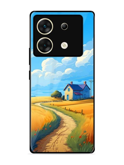 Countryside Cottage Glossy Soft Edge Case for Infinix Zero 30 (5G) Chachhi