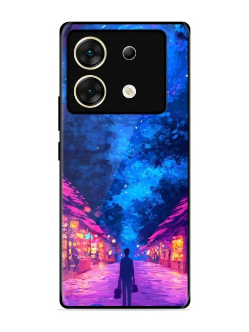 Neon Nightscape Glossy Soft Edge Case for Infinix Zero 30 (5G) Chachhi