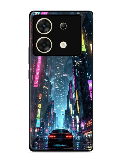 Neon Nightscape Glossy Soft Edge Case for Infinix Zero 30 (5G) Chachhi