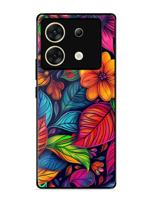 Rainbow Of Blooms Glossy Soft Edge Case for Infinix Zero 30 (5G)