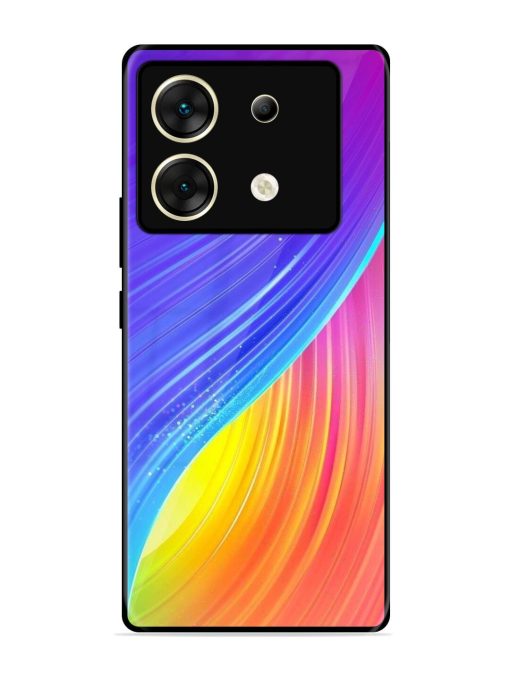 Neon Swirl Glossy Soft Edge Case for Infinix Zero 30 (5G) Chachhi