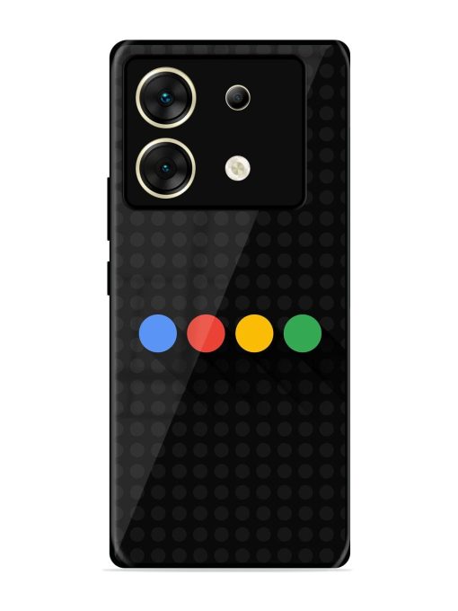 Google Dots Glossy Soft Edge Case for Infinix Zero 30 (5G) Chachhi