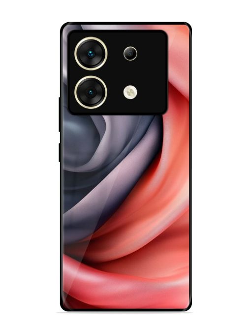 Swirling Silk Glossy Soft Edge Case for Infinix Zero 30 (5G) Chachhi