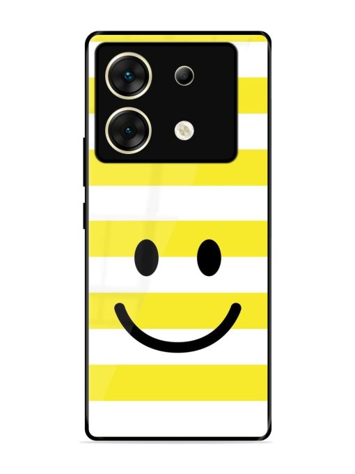 Smiling Stripes Glossy Soft Edge Case for Infinix Zero 30 (5G) Chachhi