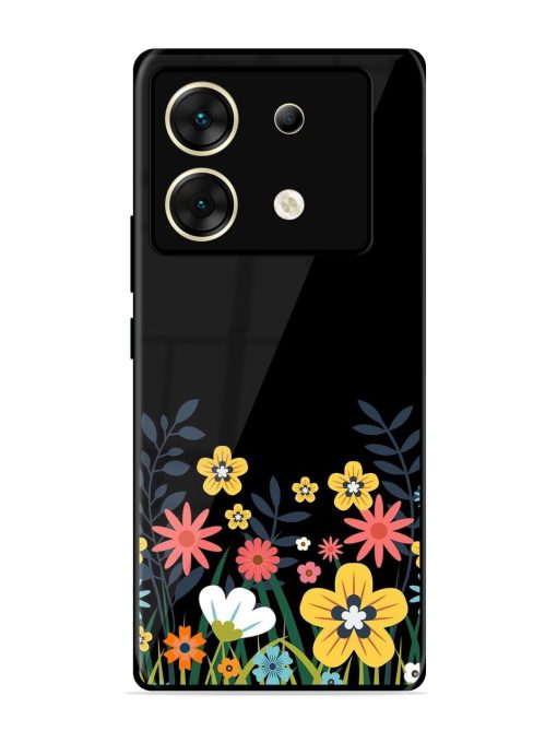 Floral Night Sky Glossy Soft Edge Case for Infinix Zero 30 (5G) Chachhi