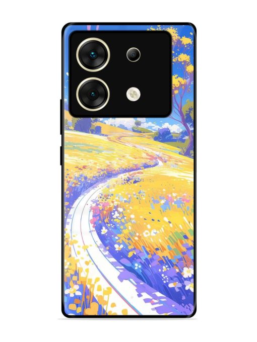 Vibrant Spring Meadow Glossy Soft Edge Case for Infinix Zero 30 (5G) Chachhi