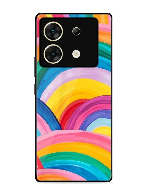 Rainbow Cascade Glossy Soft Edge Case for Infinix Zero 30 (5G) Chachhi