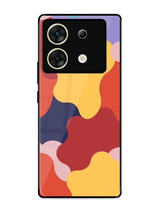 Gooey Color Chaos Glossy Soft Edge Case for Infinix Zero 30 (5G) Chachhi