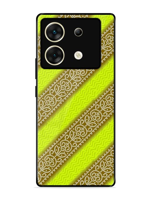 Golden Bandana Bliss Glossy Soft Edge Case for Infinix Zero 30 (5G) Chachhi