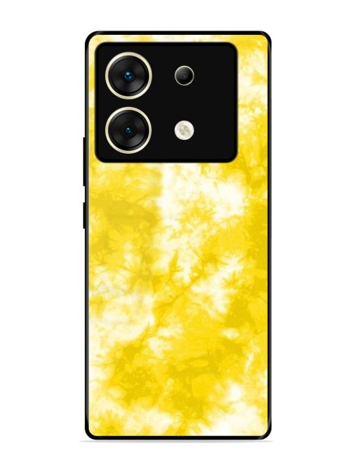 Golden Tie-Dye Twirl Glossy Soft Edge Case for Infinix Zero 30 (5G) Chachhi