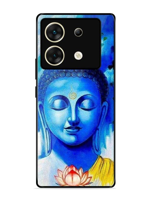 Serene Buddha With Lotus Glossy Soft Edge Case for Infinix Zero 30 (5G) Chachhi