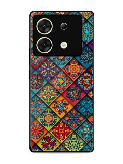 Patchwork Mandala Mosaic Glossy Soft Edge Case for Infinix Zero 30 (5G) Chachhi