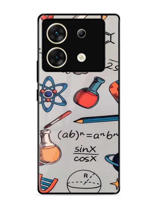 Science Doodle Delight Glossy Soft Edge Case for Infinix Zero 30 (5G)