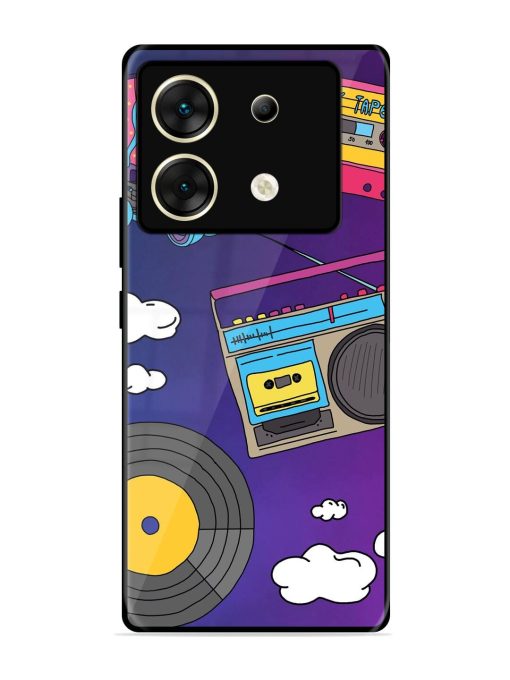 Retro Vibes Glossy Soft Edge Case for Infinix Zero 30 (5G) Chachhi