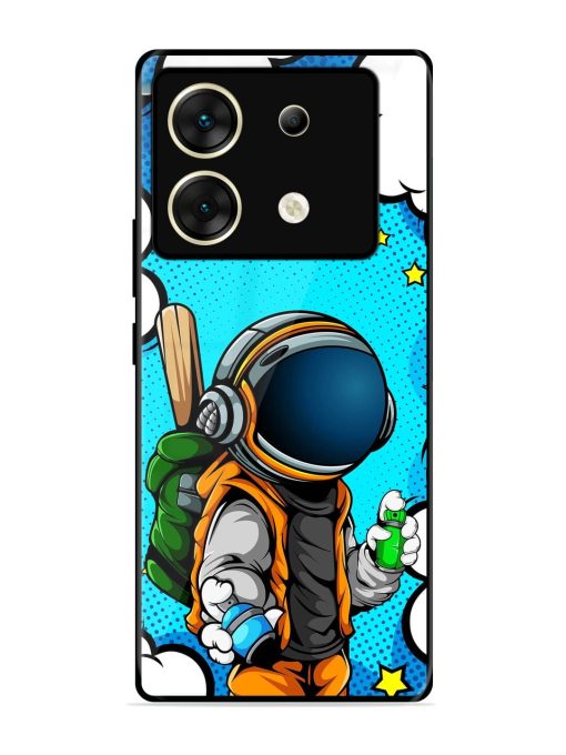 Space Graffiti Artist Glossy Soft Edge Case for Infinix Zero 30 (5G) Chachhi