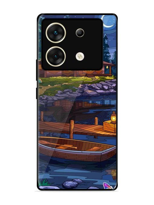 Moonlit Serenity Glossy Soft Edge Case for Infinix Zero 30 (5G) Chachhi