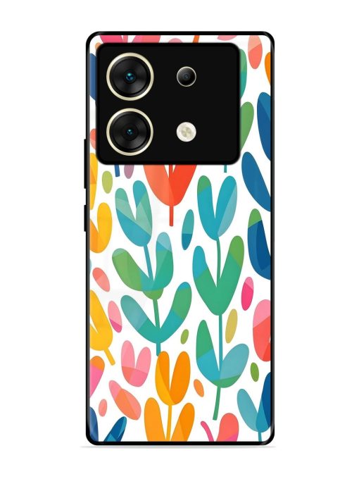 Rainbow Of Blooms Glossy Soft Edge Case for Infinix Zero 30 (5G) Chachhi