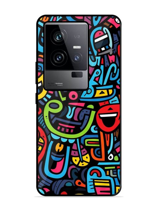 Doodlephoria Glossy Soft Edge Case for Iqoo 11 (5G) Chachhi