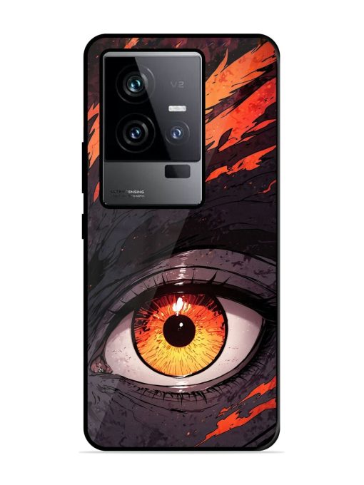 Inferno Gaze Glossy Soft Edge Case for Iqoo 11 (5G) Chachhi