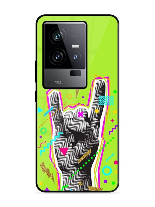 Neon Rock Glossy Soft Edge Case for Iqoo 11 (5G) Chachhi