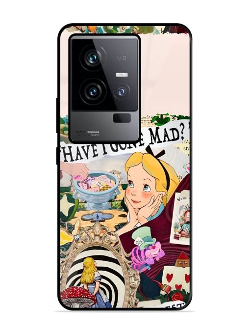 Mad Hatter'S Collage Glossy Soft Edge Case for Iqoo 11 (5G) Chachhi