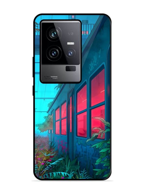 Urban Jungle Glossy Soft Edge Case for Iqoo 11 (5G) Chachhi