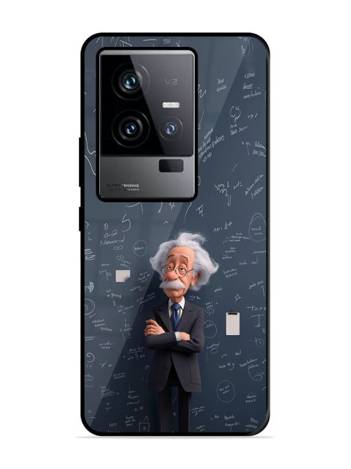 Albert Einstein Glossy Soft Edge Case for Iqoo 11 (5G) Chachhi