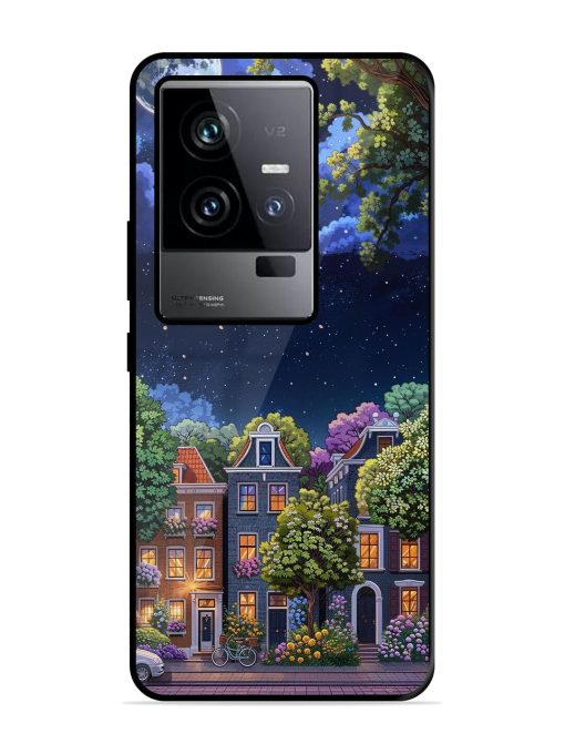 Moonlit Streets Glossy Soft Edge Case for Iqoo 11 (5G) Chachhi