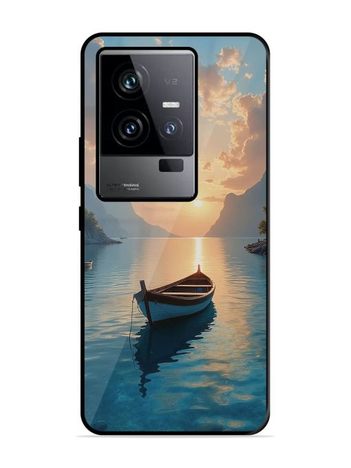 Serene Sunset Glossy Soft Edge Case for Iqoo 11 (5G) Chachhi