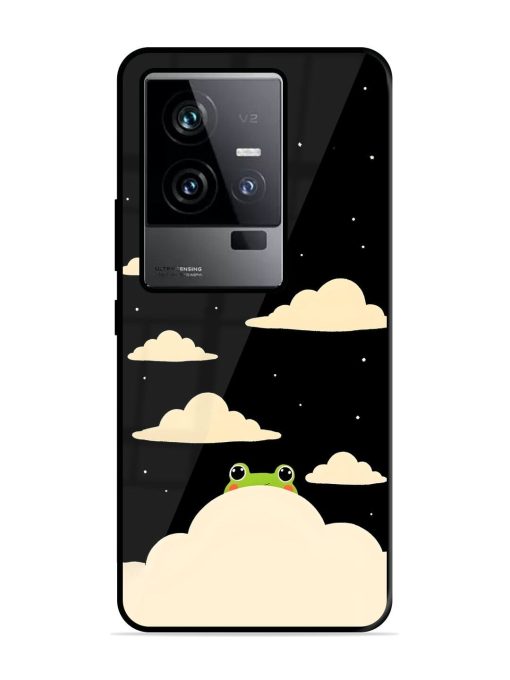 Froggy Night Sky Glossy Soft Edge Case for Iqoo 11 (5G) Chachhi