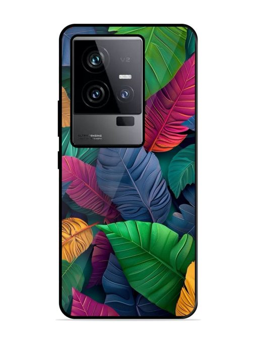 Tropical Tapestry Glossy Soft Edge Case for Iqoo 11 (5G) Chachhi