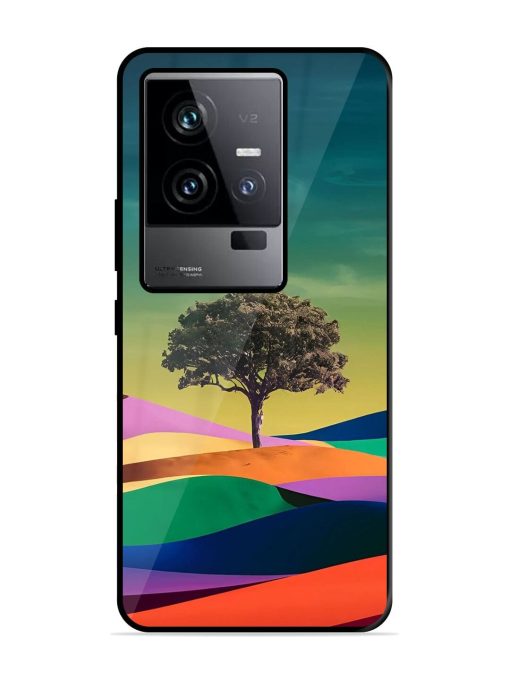 Rainbow'S Lone Sentinel Glossy Soft Edge Case for Iqoo 11 (5G) Chachhi