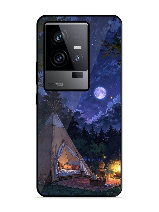 Moonlight Camping Glossy Soft Edge Case for Iqoo 11 (5G) Chachhi