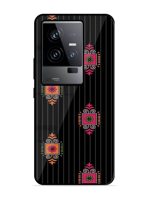 Ornate Elegance Glossy Soft Edge Case for Iqoo 11 (5G)