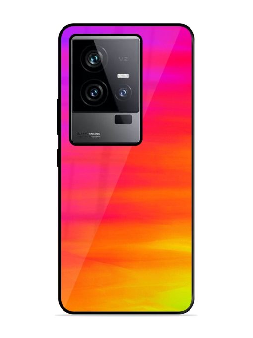 Neon Horizon Glossy Soft Edge Case for Iqoo 11 (5G) Chachhi