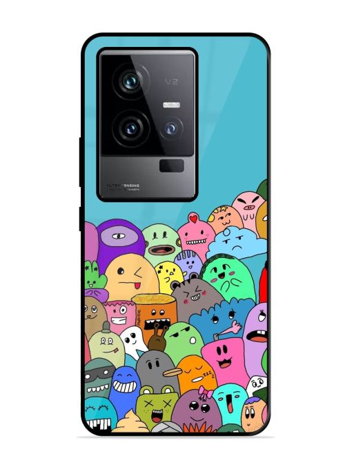 Monster Mash Glossy Soft Edge Case for Iqoo 11 (5G) Chachhi