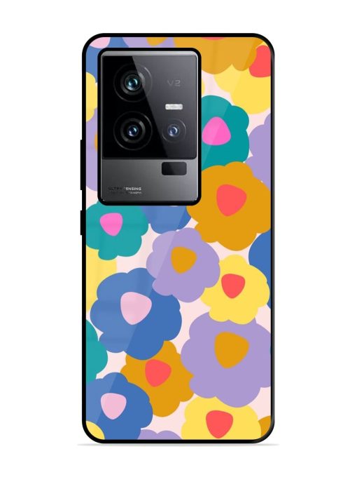 Flower Power Glossy Soft Edge Case for Iqoo 11 (5G) Chachhi