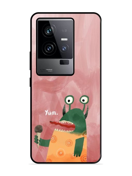 Hungry Monster Glossy Soft Edge Case for Iqoo 11 (5G) Chachhi