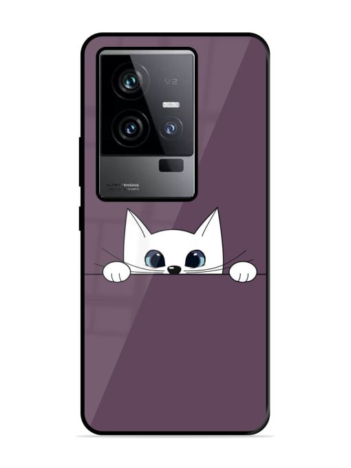 Peek-A-Boo Kitty Glossy Soft Edge Case for Iqoo 11 (5G) Chachhi