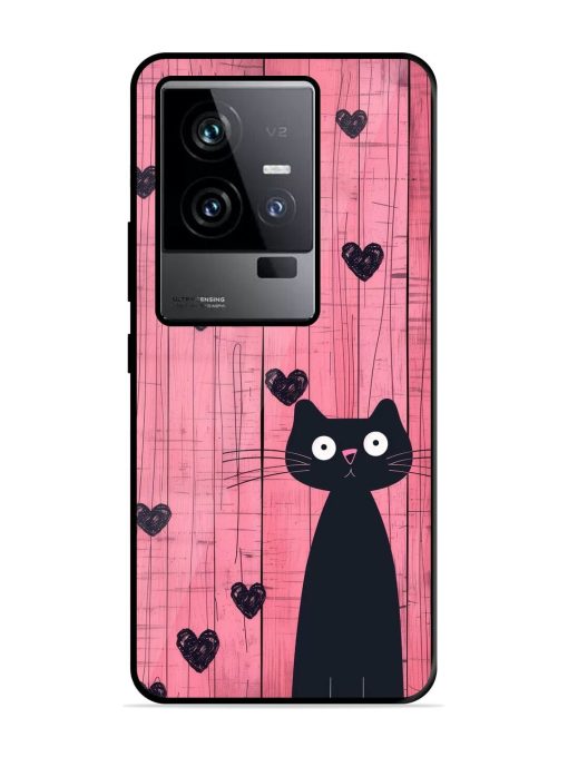 Feline Valentine'S Day Glossy Soft Edge Case for Iqoo 11 (5G) Chachhi