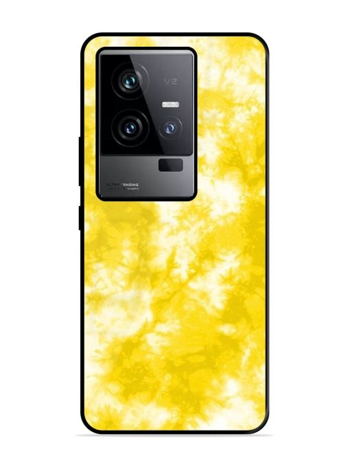 Golden Tie-Dye Twirl Glossy Soft Edge Case for Iqoo 11 (5G) Chachhi